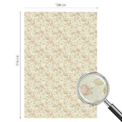 Színes mintás ablakfólia Virágos elegancia