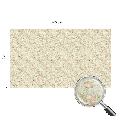 Színes mintás ablakfólia Virágos elegancia