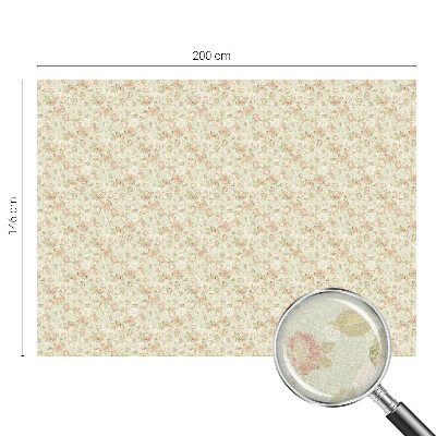 Színes mintás ablakfólia Virágos elegancia