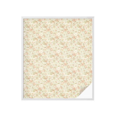 Színes mintás ablakfólia Virágos elegancia