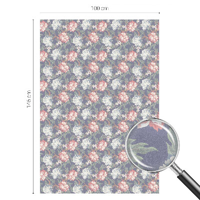 Dekoratív üvegfólia ablakra Virágos elegancia