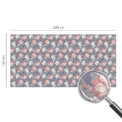 Dekoratív üvegfólia ablakra Virágos elegancia