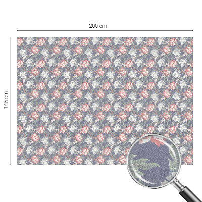 Dekoratív üvegfólia ablakra Virágos elegancia