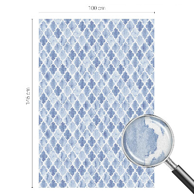 Öntapadós üvegfólia vitrázs mintával Akvarell elegancia