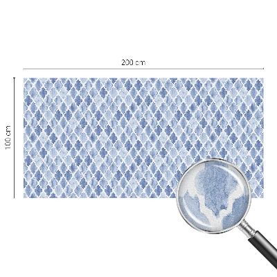 Öntapadós üvegfólia vitrázs mintával Akvarell elegancia