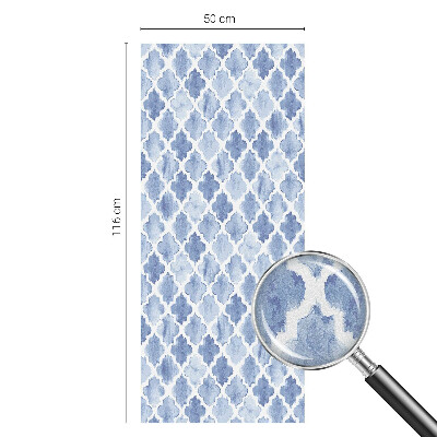 Öntapadós üvegfólia vitrázs mintával Akvarell elegancia