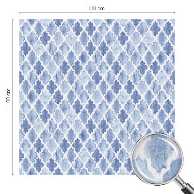 Öntapadós üvegfólia vitrázs mintával Akvarell elegancia