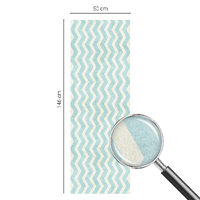 Színes mintás ablakfólia Kék cikkcakk