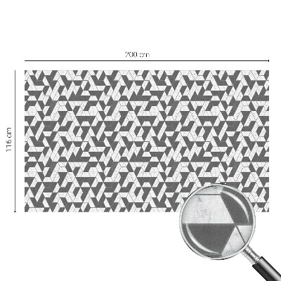 Öntapadós ablakfólia ólomüveg mintával Geometriai illúziók