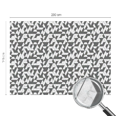 Öntapadós ablakfólia ólomüveg mintával Geometriai illúziók