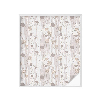 Dekoratív üvegfólia ablakra Elegáns levelek