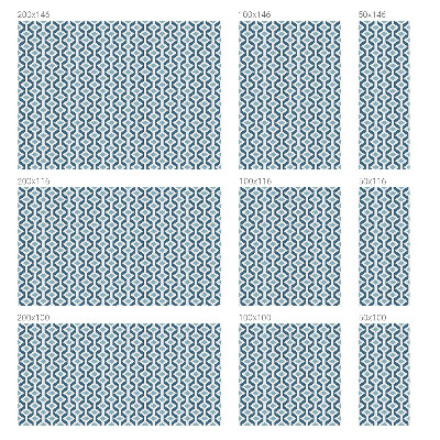 Színes mintás ablakfólia Geometrikus minta