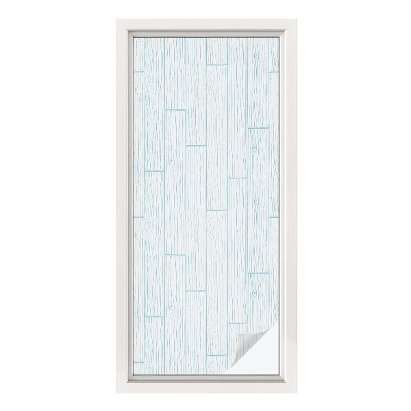 Öntapadós ablakfólia ólomüveg mintával Fa minta