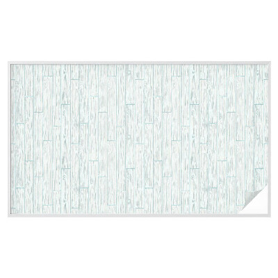 Öntapadós ablakfólia ólomüveg mintával Fa minta