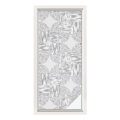 Dekoratív üvegfólia ablakra Békés szimmetria