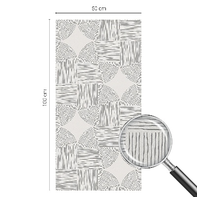 Dekoratív üvegfólia ablakra Békés szimmetria