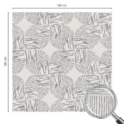 Dekoratív üvegfólia ablakra Békés szimmetria