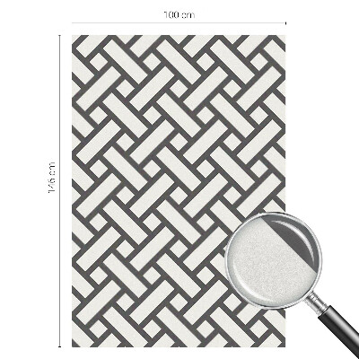 Öntapadós belátásgátló fólia Összefonódó téglalapok