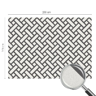 Öntapadós belátásgátló fólia Összefonódó téglalapok