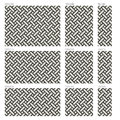 Öntapadós belátásgátló fólia Összefonódó téglalapok