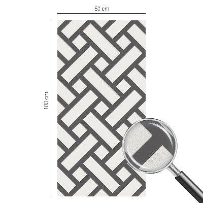 Öntapadós belátásgátló fólia Összefonódó téglalapok