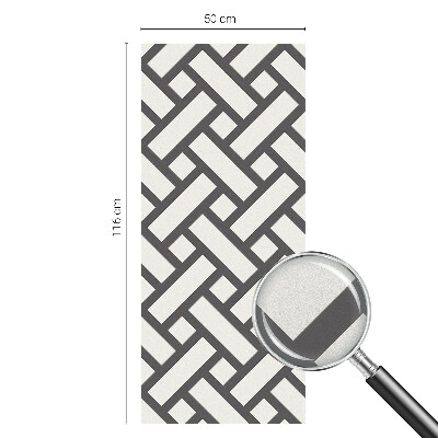 Öntapadós belátásgátló fólia Összefonódó téglalapok