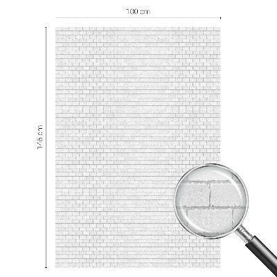 Színes mintás ablakfólia Tégla textúra