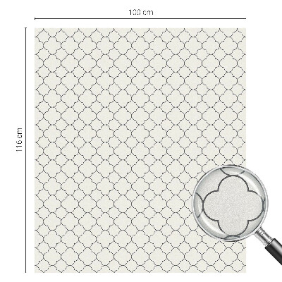 Öntapadós ablakfólia ólomüveg mintával Egyszerű elegancia