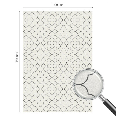 Öntapadós ablakfólia ólomüveg mintával Egyszerű elegancia