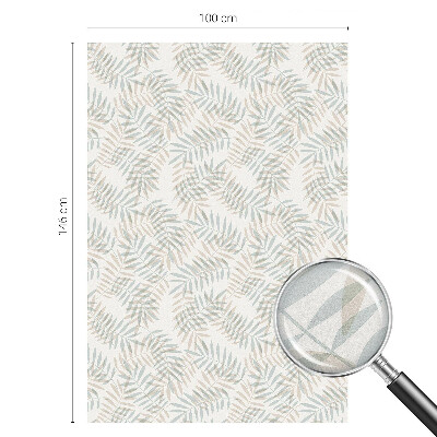 Öntapadós belátásgátló fólia Leveles elegancia