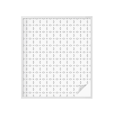 Öntapadós üvegfólia vitrázs mintával Rombusz alakzatok