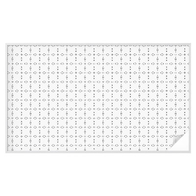 Öntapadós üvegfólia vitrázs mintával Rombusz alakzatok