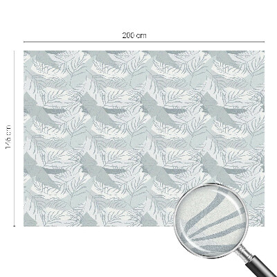 Öntapadós ablakfólia ólomüveg mintával Finom levelek