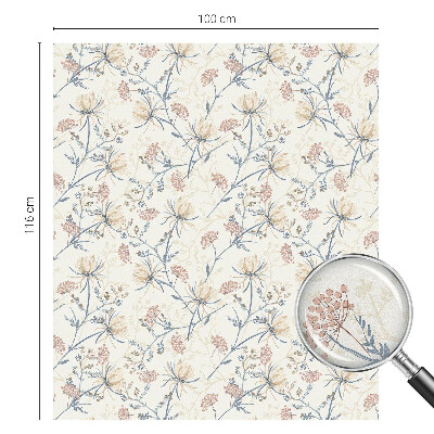 Dekoratív üvegfólia ablakra A harmónia virágai