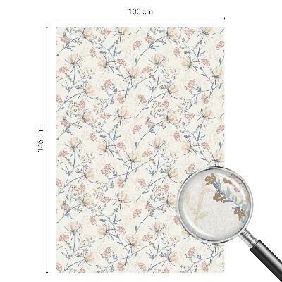 Dekoratív üvegfólia ablakra A harmónia virágai