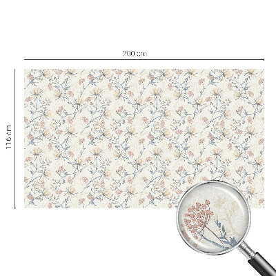 Dekoratív üvegfólia ablakra A harmónia virágai