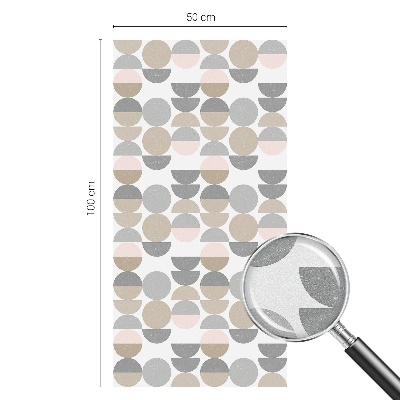 Dekoratív üvegfólia ablakra Geometriai minták