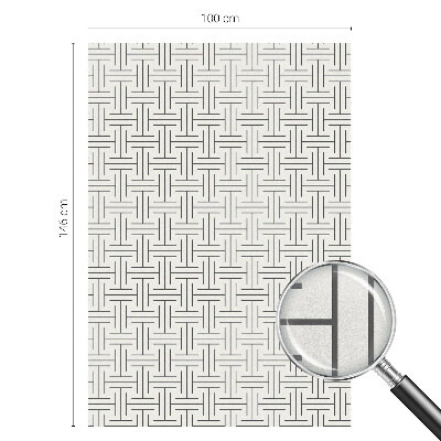 Öntapadós belátásgátló fólia Szimmetrikus fonat