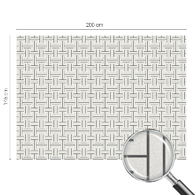 Öntapadós belátásgátló fólia Szimmetrikus fonat