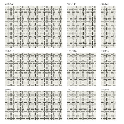 Öntapadós belátásgátló fólia Szimmetrikus fonat