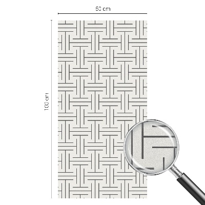 Öntapadós belátásgátló fólia Szimmetrikus fonat