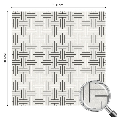 Öntapadós belátásgátló fólia Szimmetrikus fonat