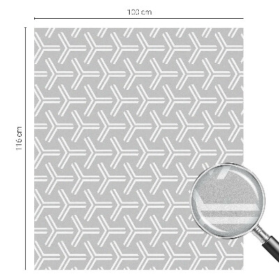 Dekoratív üvegfólia ablakra Minimalista vonalak