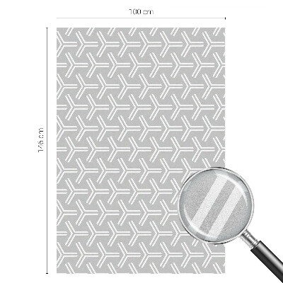 Dekoratív üvegfólia ablakra Minimalista vonalak