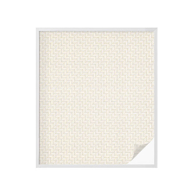 Öntapadós ablakfólia ólomüveg mintával Halszálka elegancia