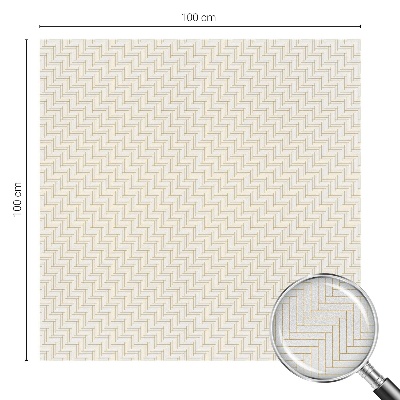 Öntapadós ablakfólia ólomüveg mintával Halszálka elegancia