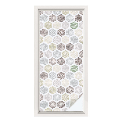 Öntapadós belátásgátló fólia Geometriai hullámok