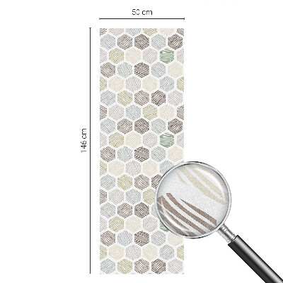 Öntapadós belátásgátló fólia Geometriai hullámok