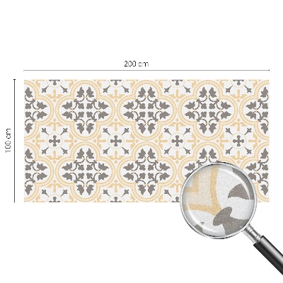 Öntapadós ablakfólia ólomüveg mintával Növényi minták