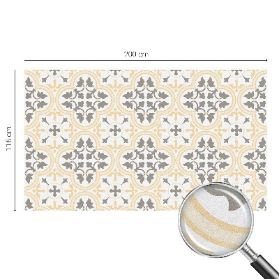 Öntapadós ablakfólia ólomüveg mintával Növényi minták